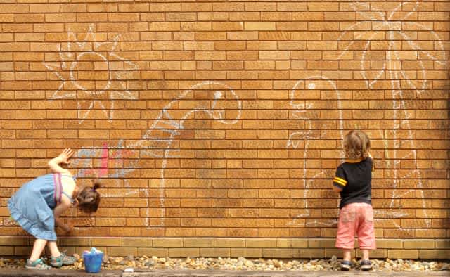 Encourage Team Work with this Collaborative Chalk Mural Tutorial