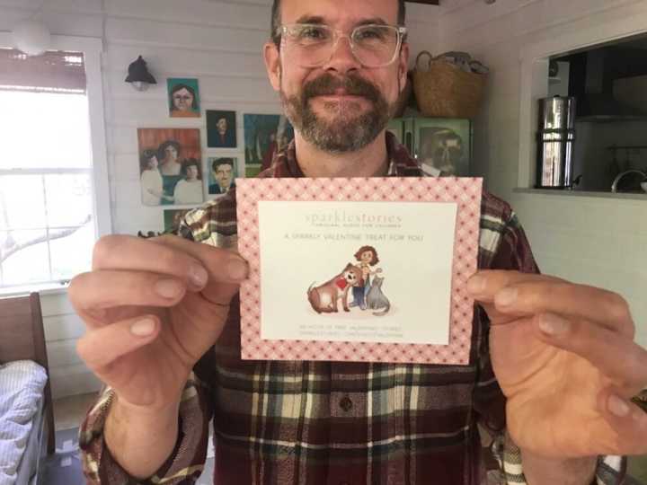 Printable Sparkle Valentine's Day Cards