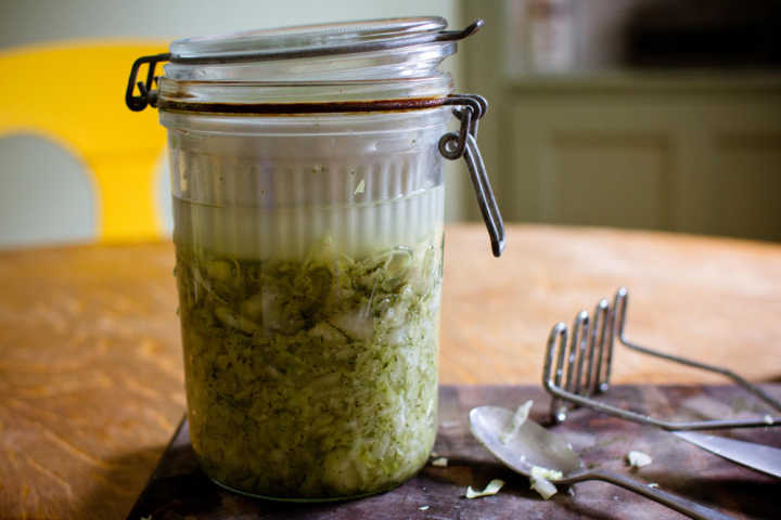 Sparkle Kitchen: Homemade Sauerkraut
