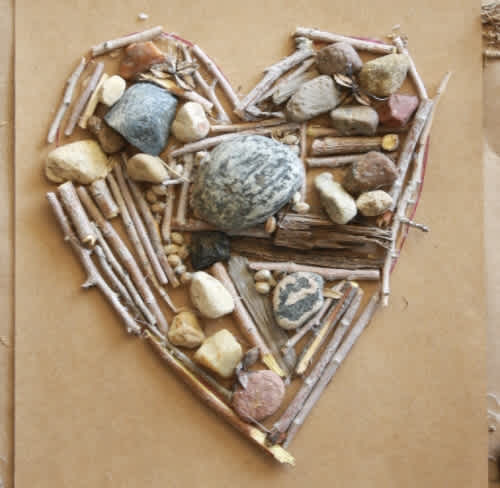 Nature School Project: Nature Hearts
