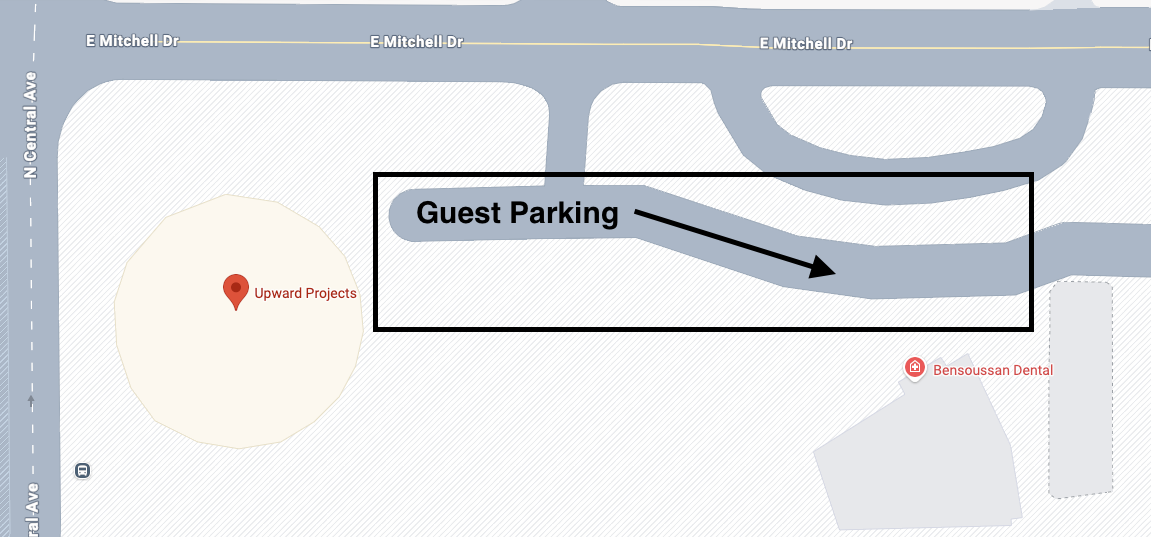 Upward Projects parking map