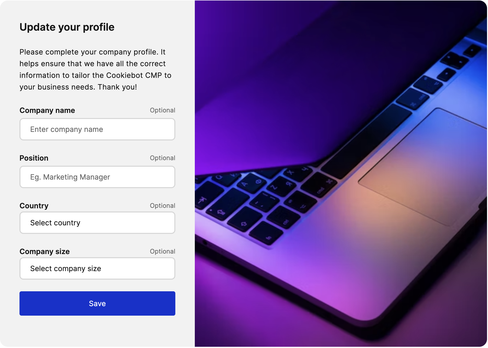 4 profile settings