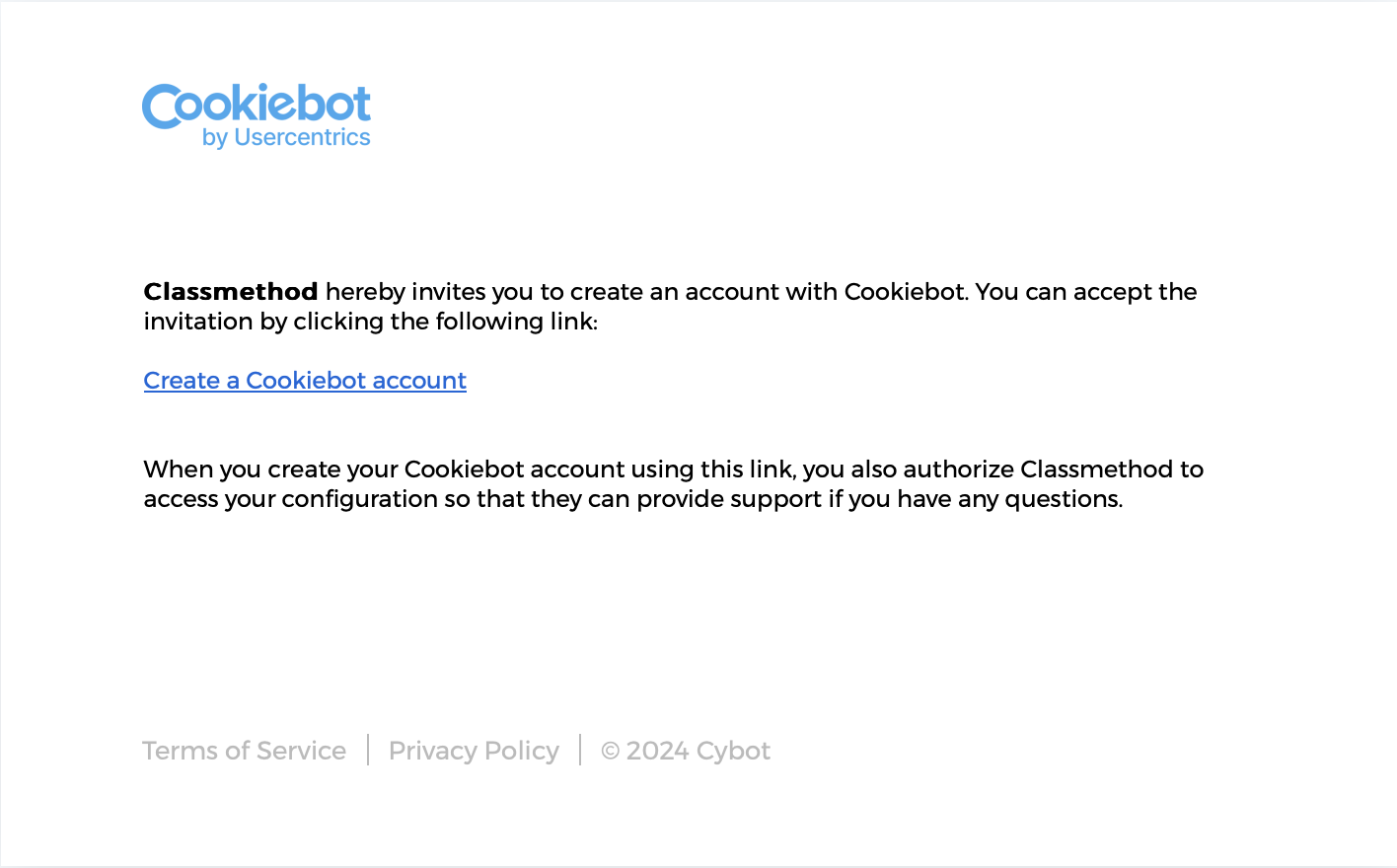1 invitation email
