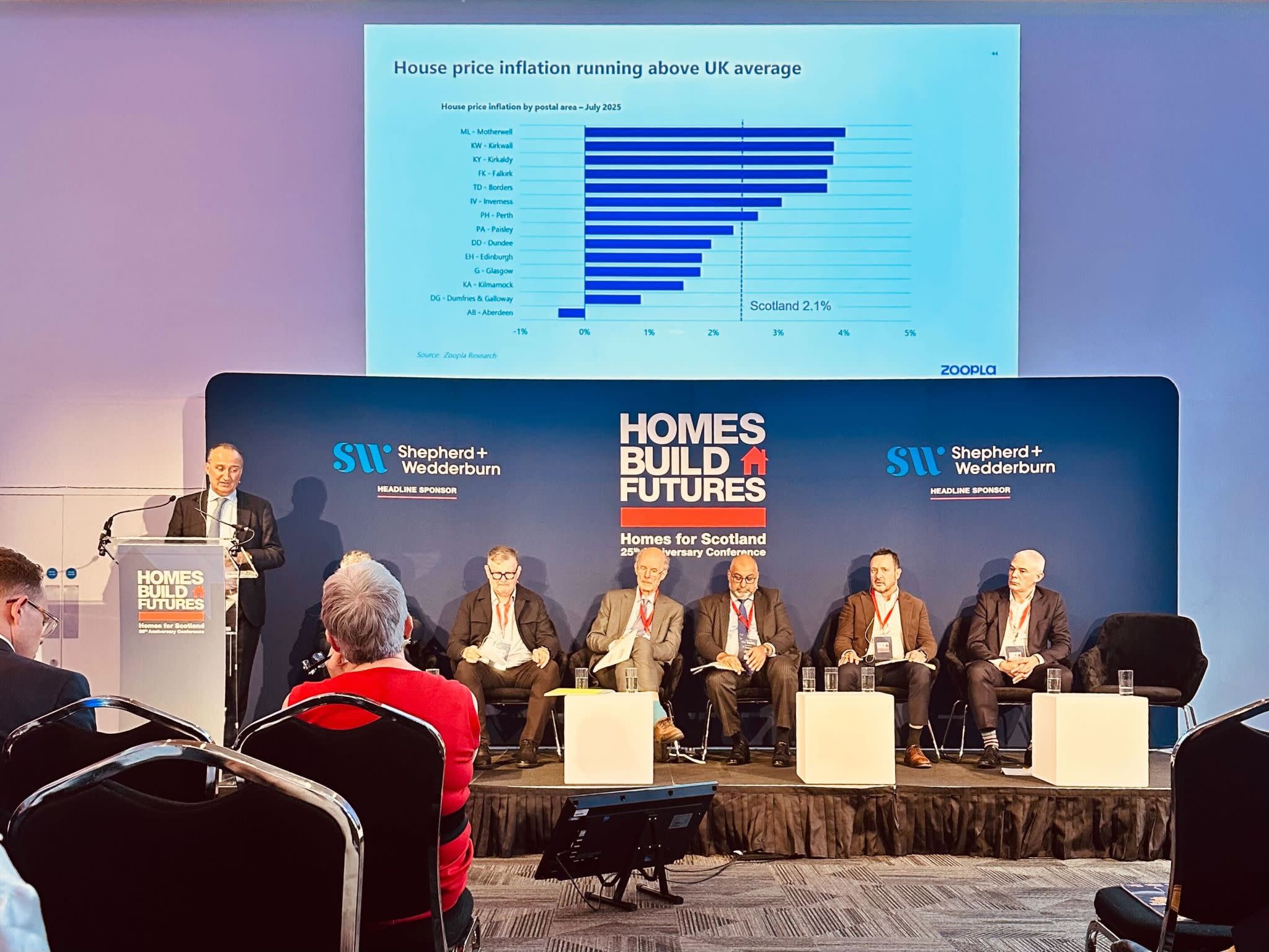 Richard Donnell at the Homes for Scotland conference