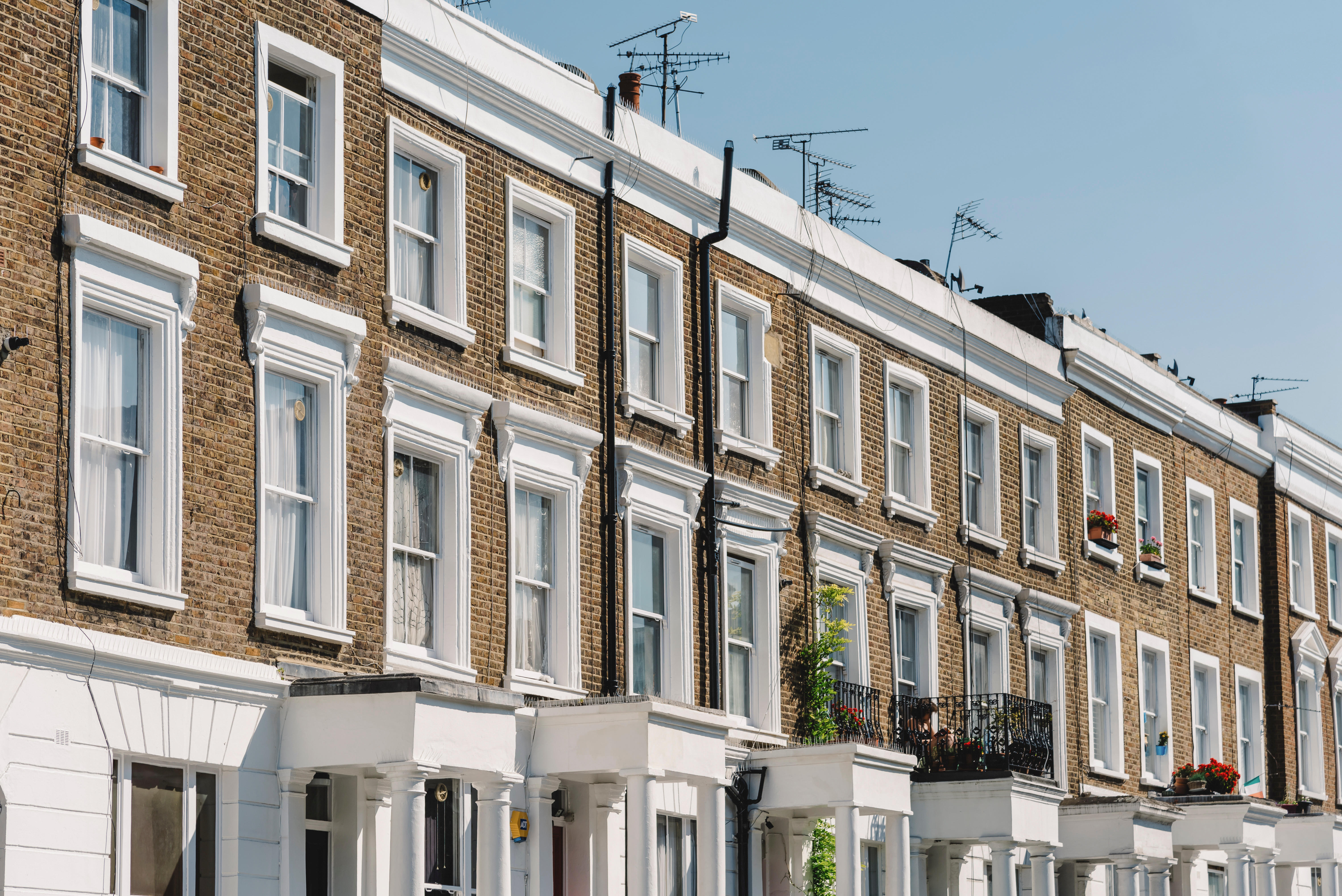Row of terraced houses