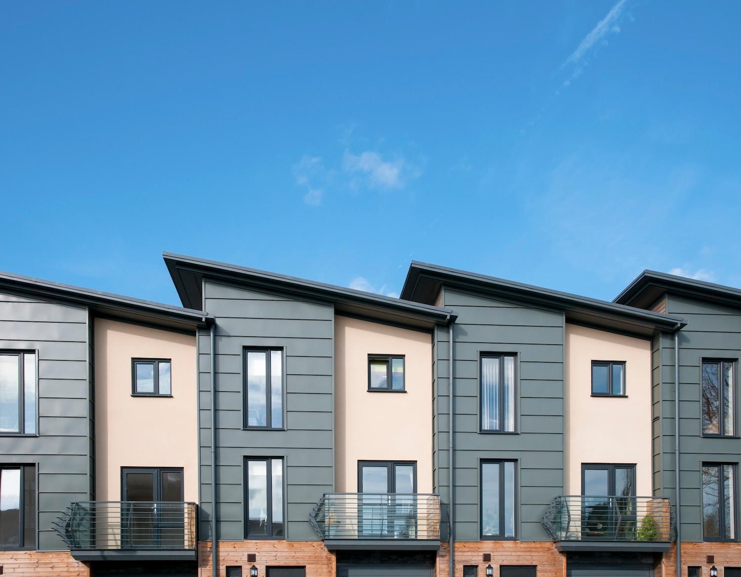 Modern new-build homes