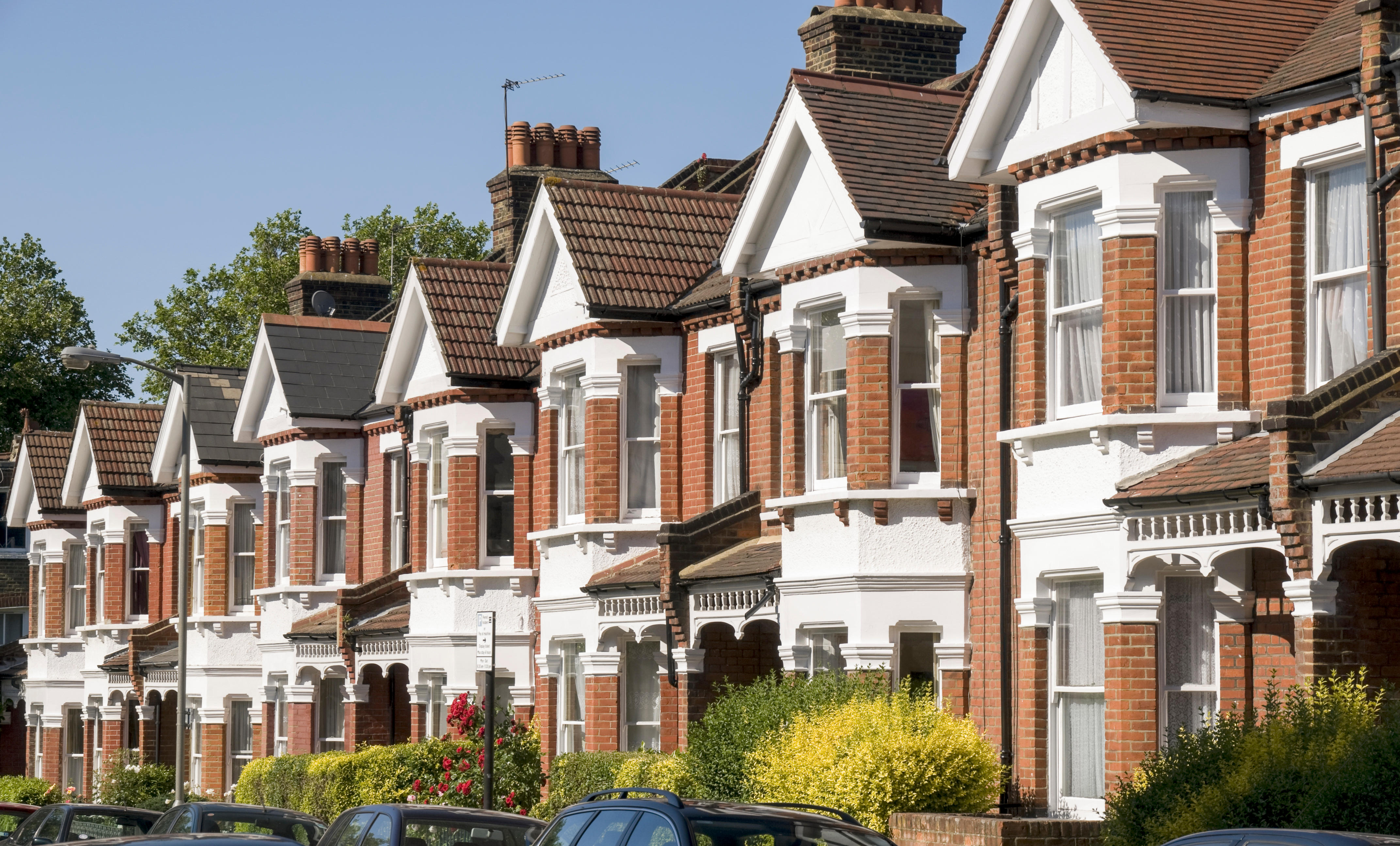 Row of terraced houses