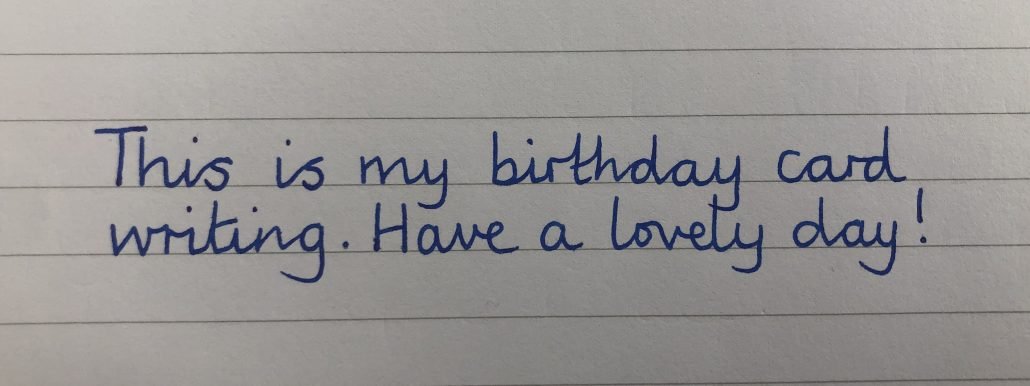 Birthday-card-writing