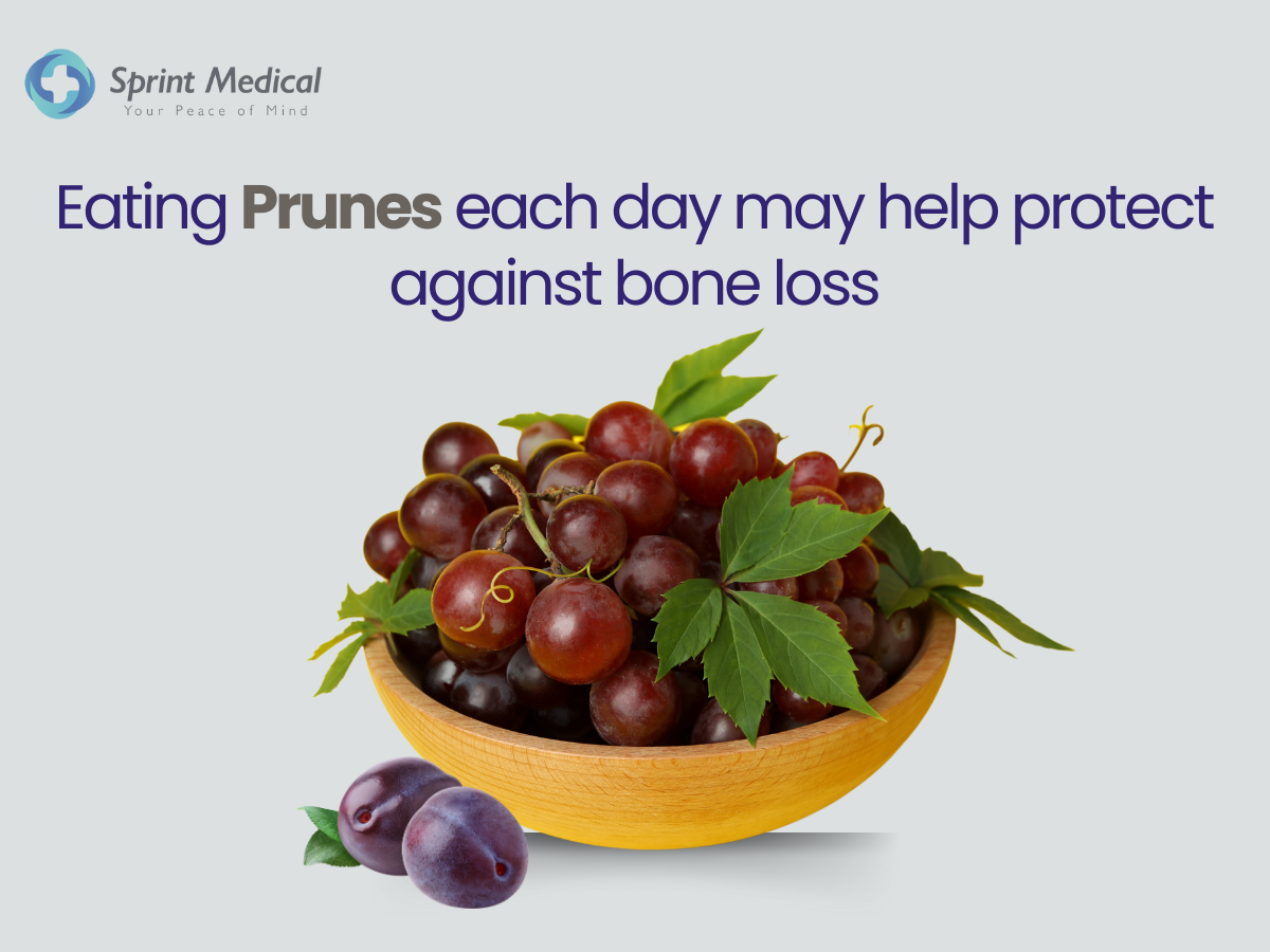 Eating prunes each day may help protect against bone loss
