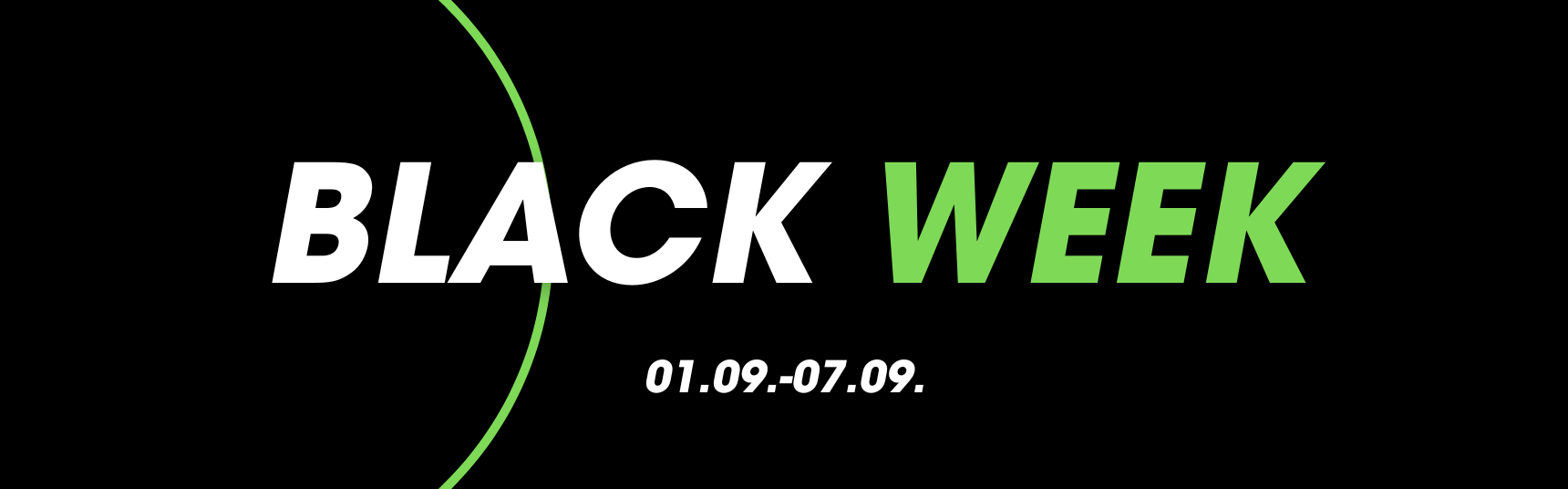 BLACK WEEK JE OPET TU – JESENSKI RESTART ZA SAMO 33€!