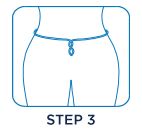 Carefree Sanitary Napkins Directions - Step 3