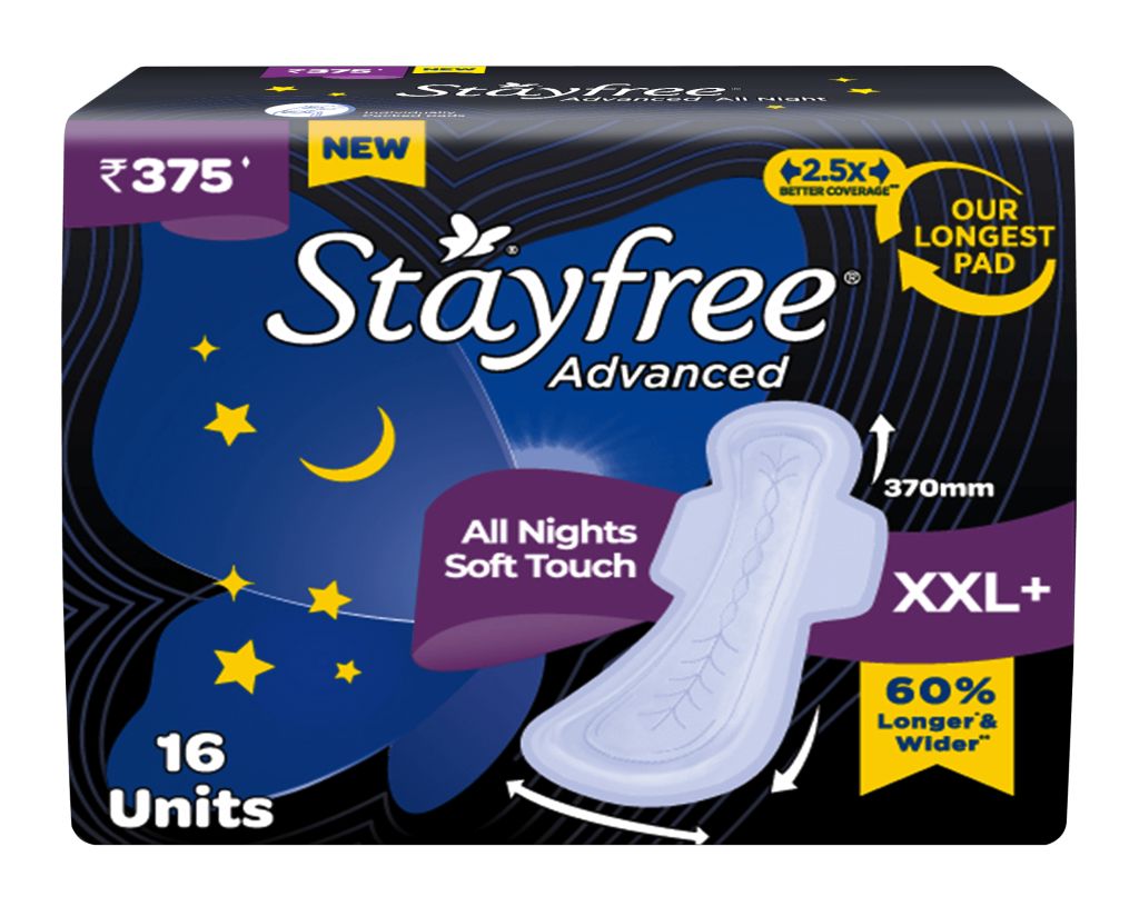 New Stayfree Advanced All Nights XXL+