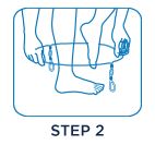 Carefree Sanitary Napkins Directions - Step 2