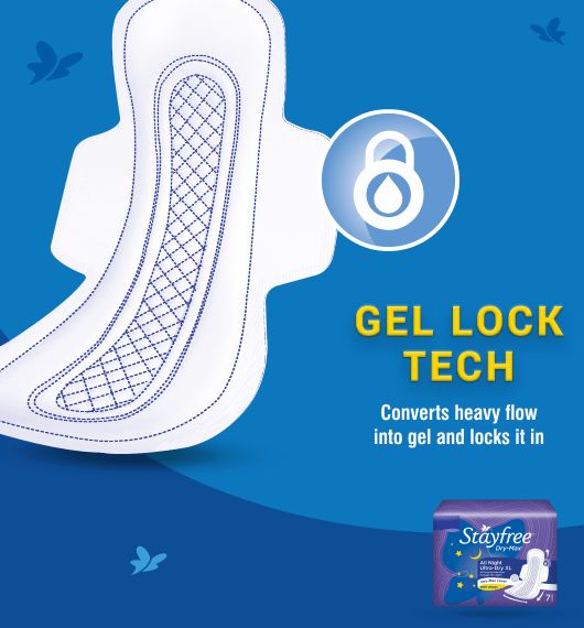 Gel lock technology pad