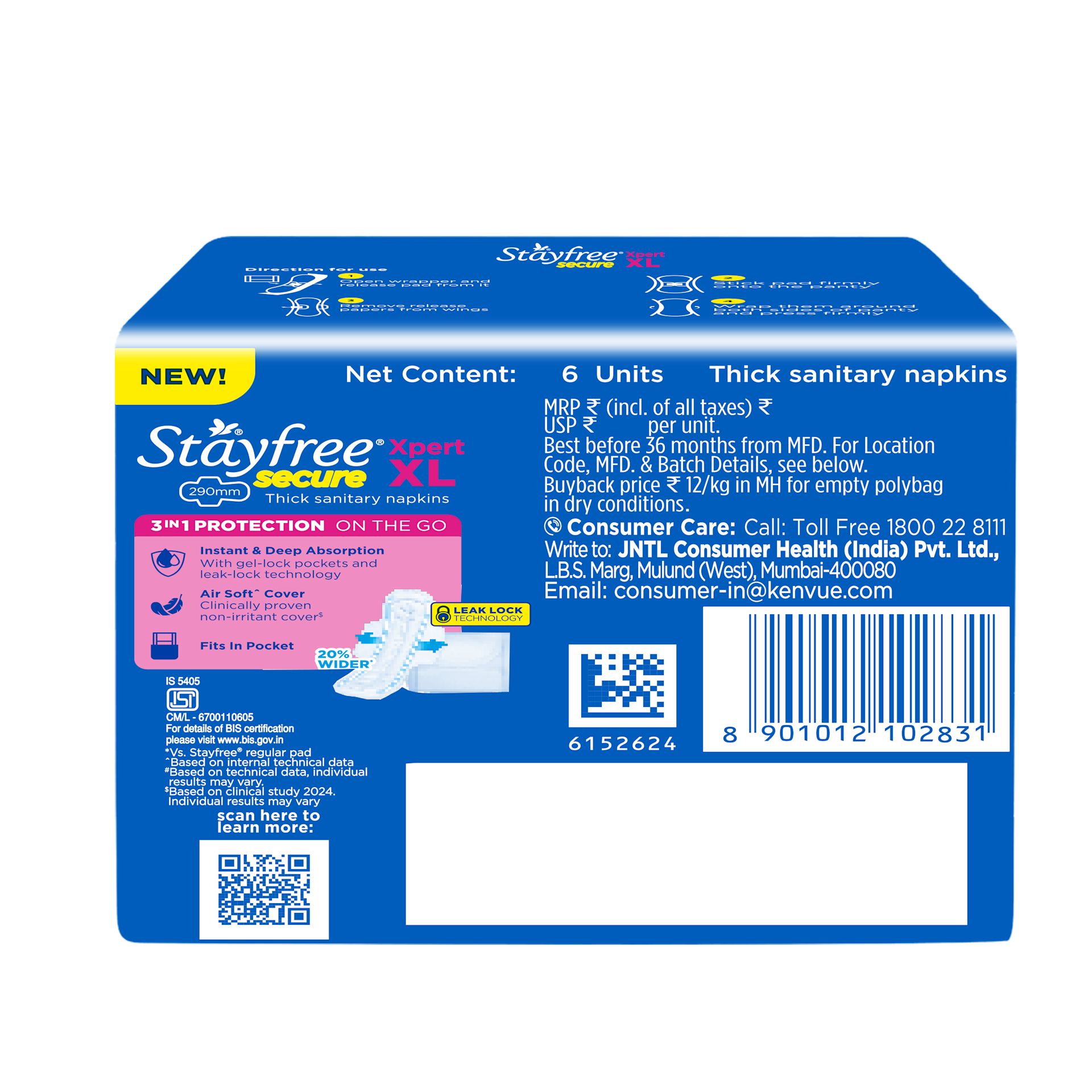 Stayfree XL Xpert 06 Back