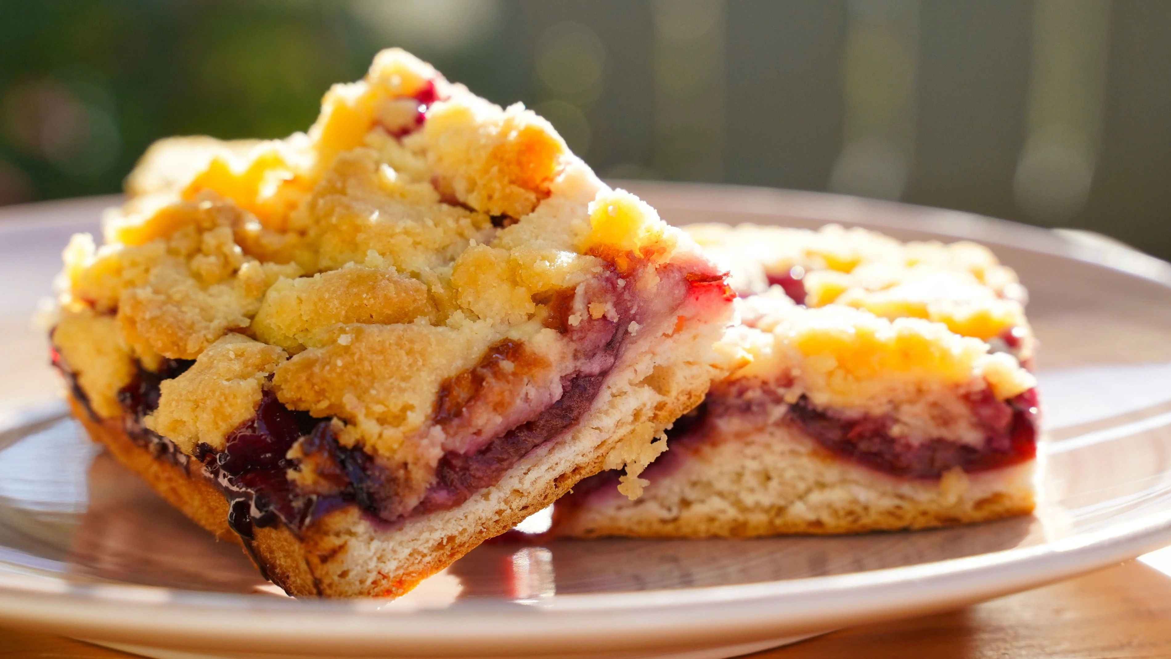 Pflaumenkuchen mit Streuseln