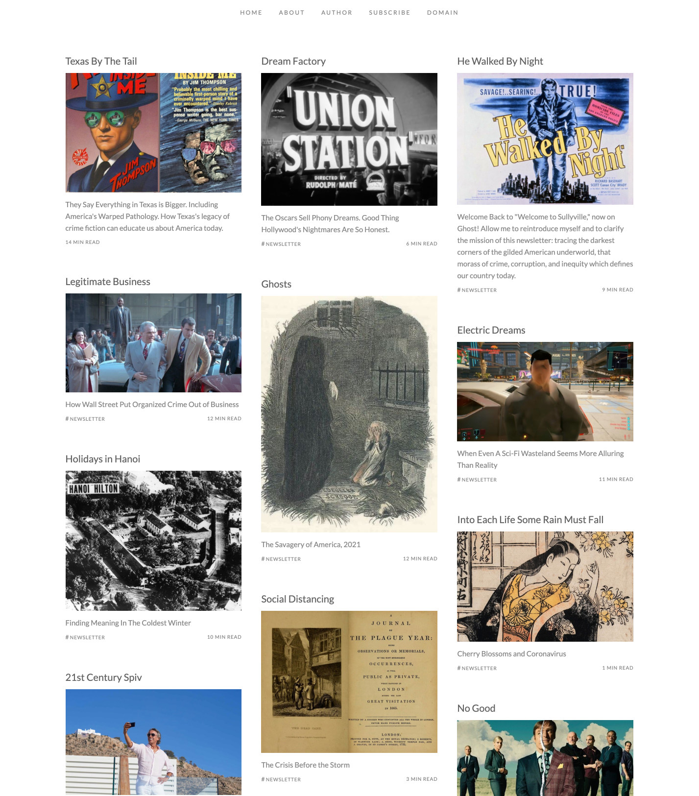 Sullyville website screenshot