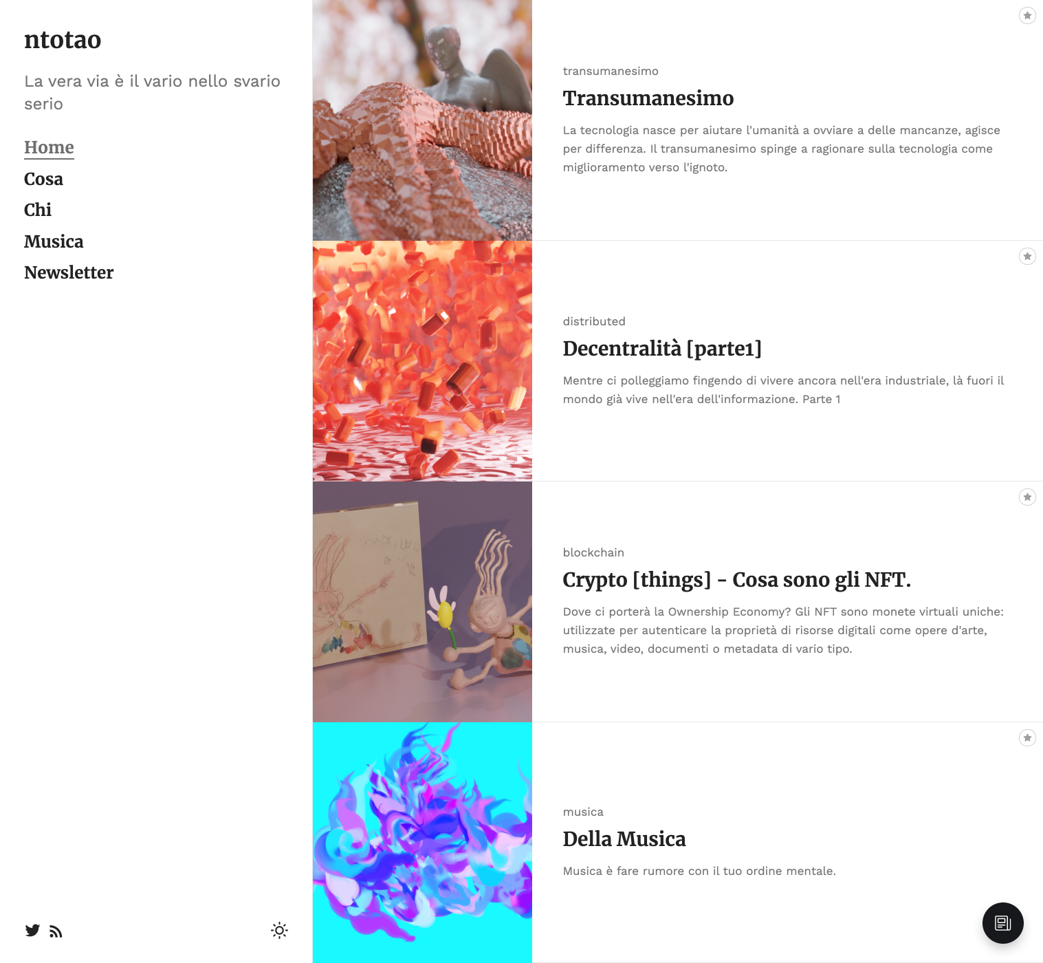 ntotao website screenshot