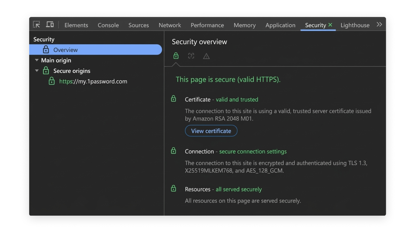 How to verify PQC in your browser