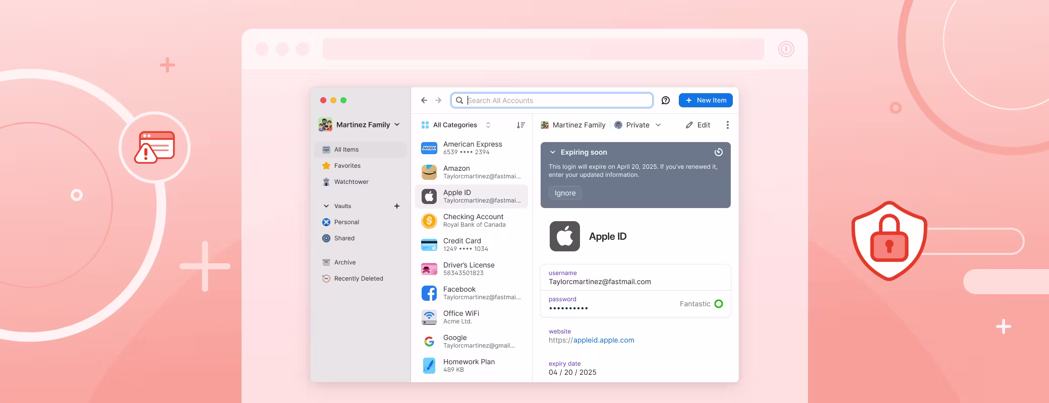 1Password product enhancements: Set expiry dates, find items nearby, and get autosave prompts