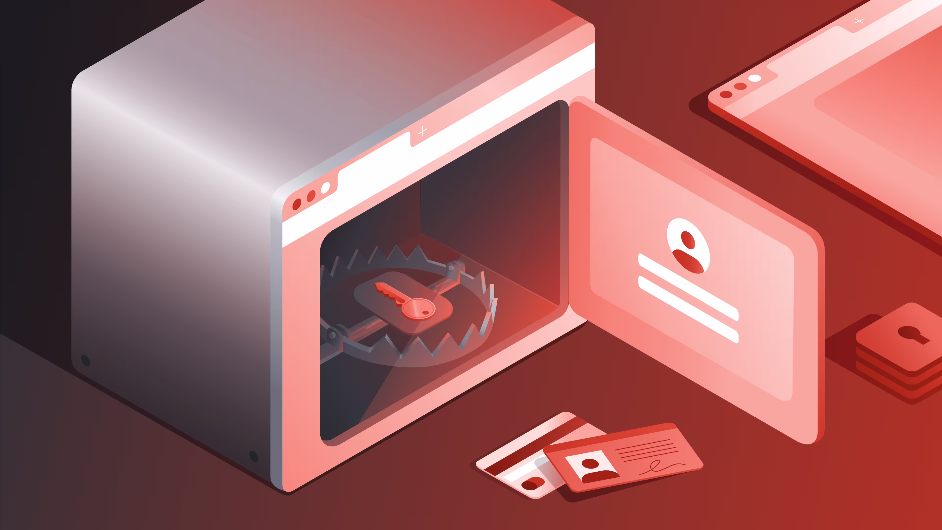 A browser vault holds identities, keys, and an insidious trap. From "Stop trusting consumer browsers with work credentials" by 1Password. 