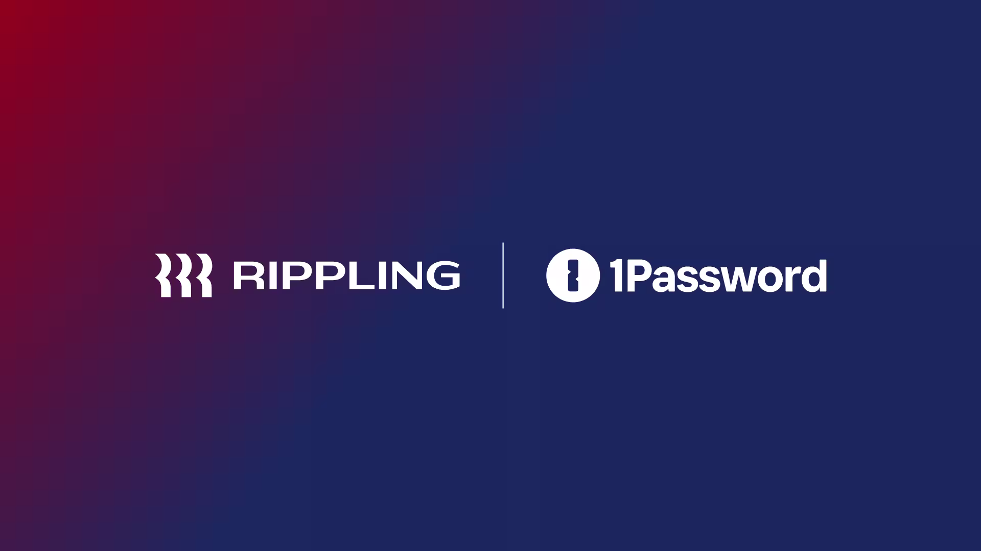 Automated provisioning with 1Password and Rippling