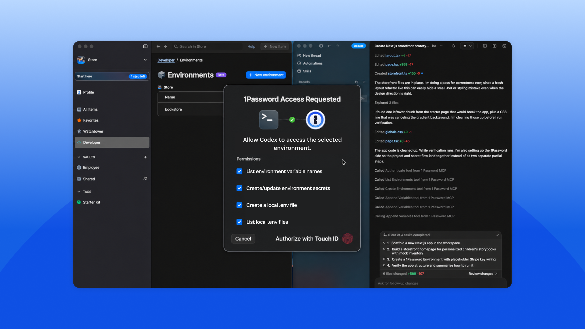 1Password is now a trusted access layer for OpenAI’s Codex