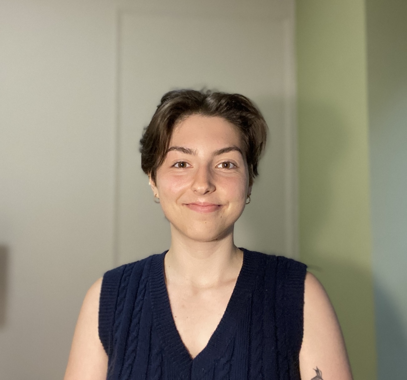 A headshot of Ingrid Crant, a Developer Intern at 1Password