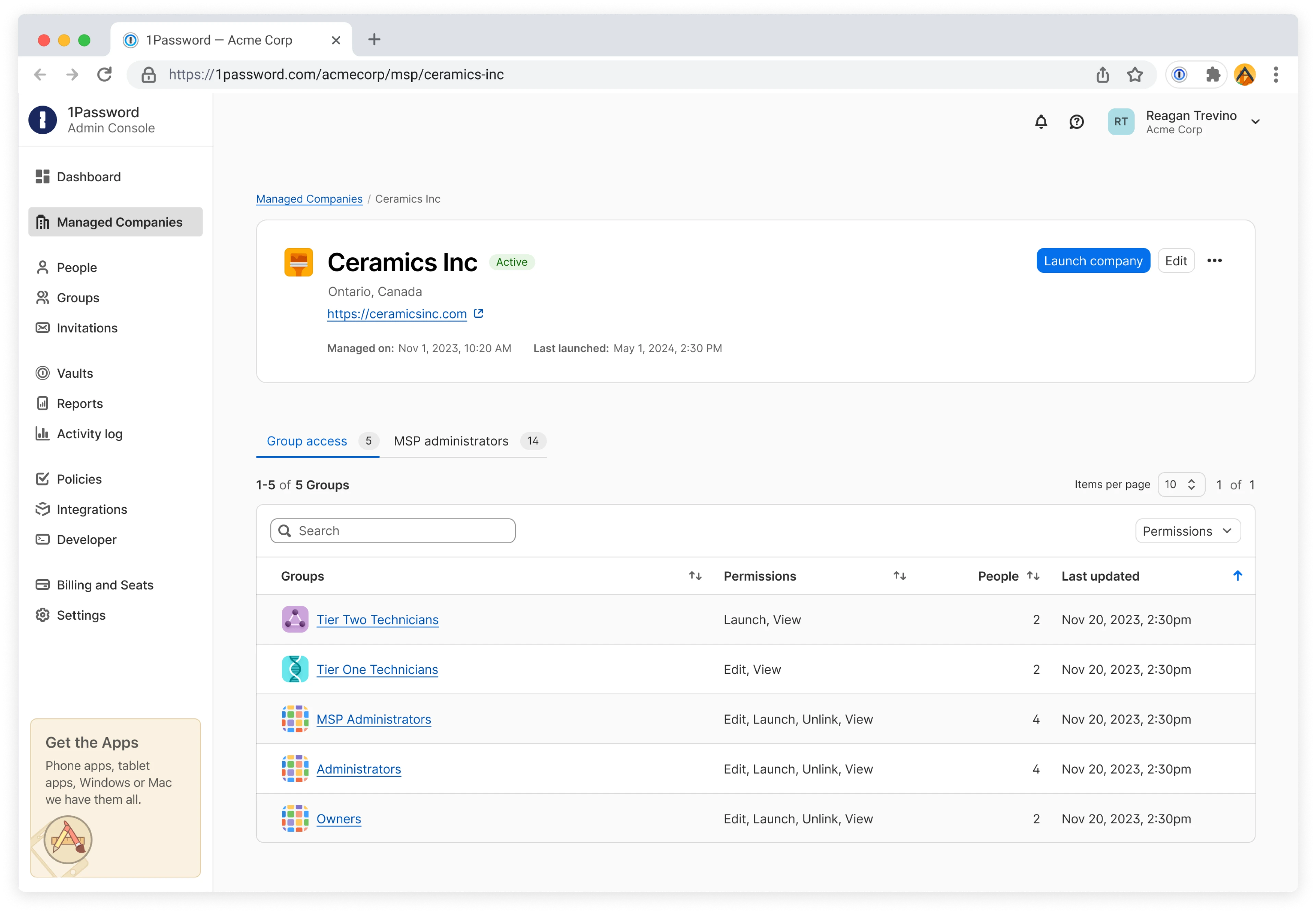 Image 2 - Now available via Renaissance: 1Password Enterprise Password Manager – MSP Edition