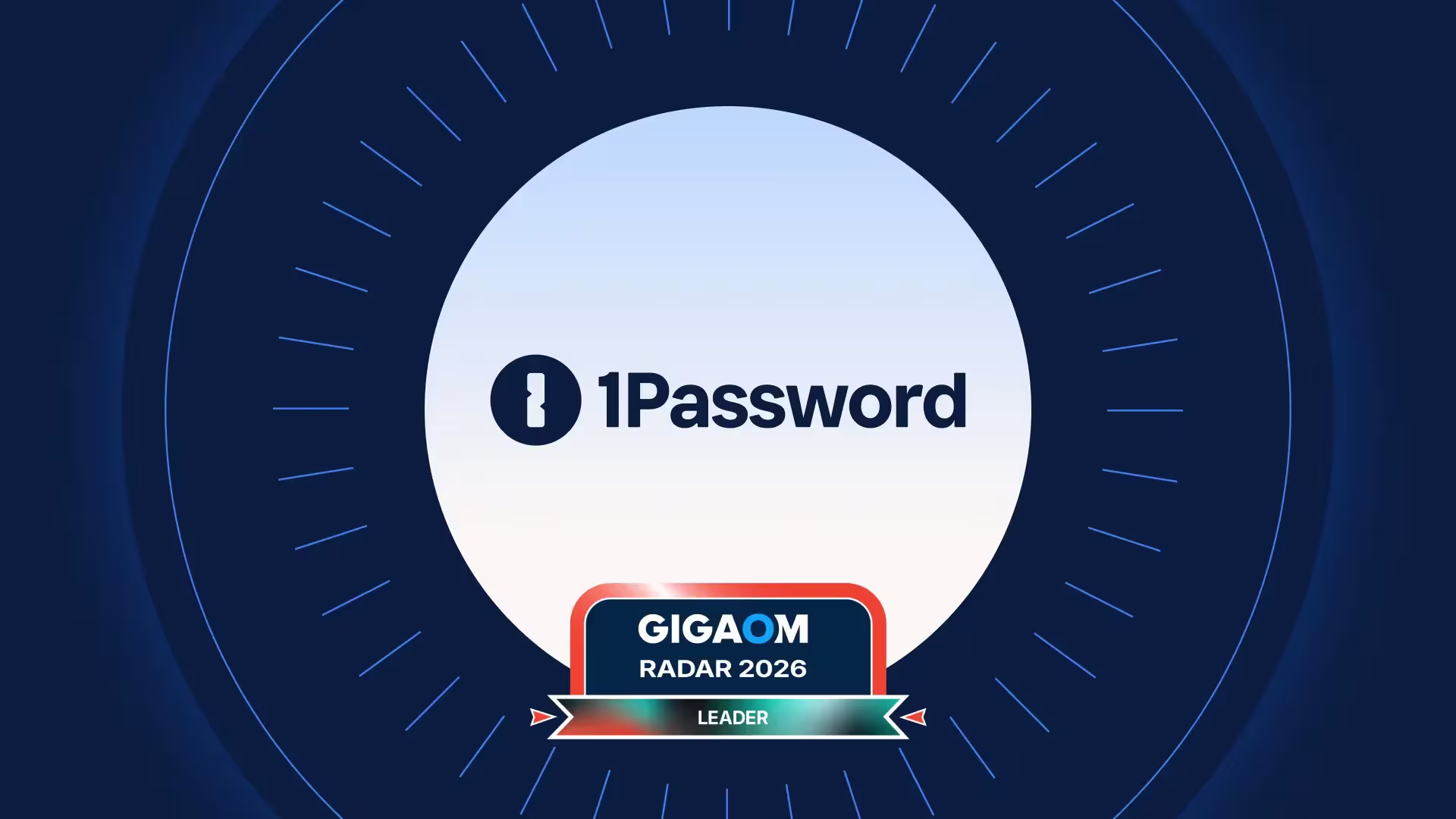 1Password named leader, disruptive pioneer in GigaOm Radar for EPM platforms.