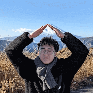 A headshot of Joey Wang, a Developer Intern at 1Password