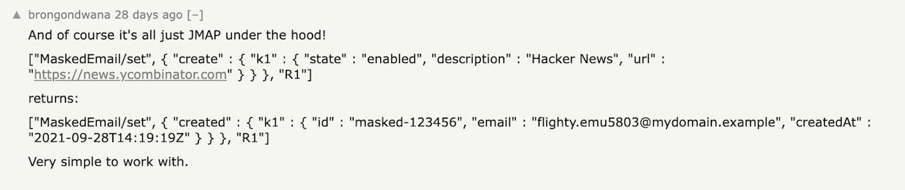 Snippet shared by Bron Gondwana on Hacker News