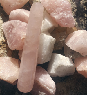 Rose Quartz dildo