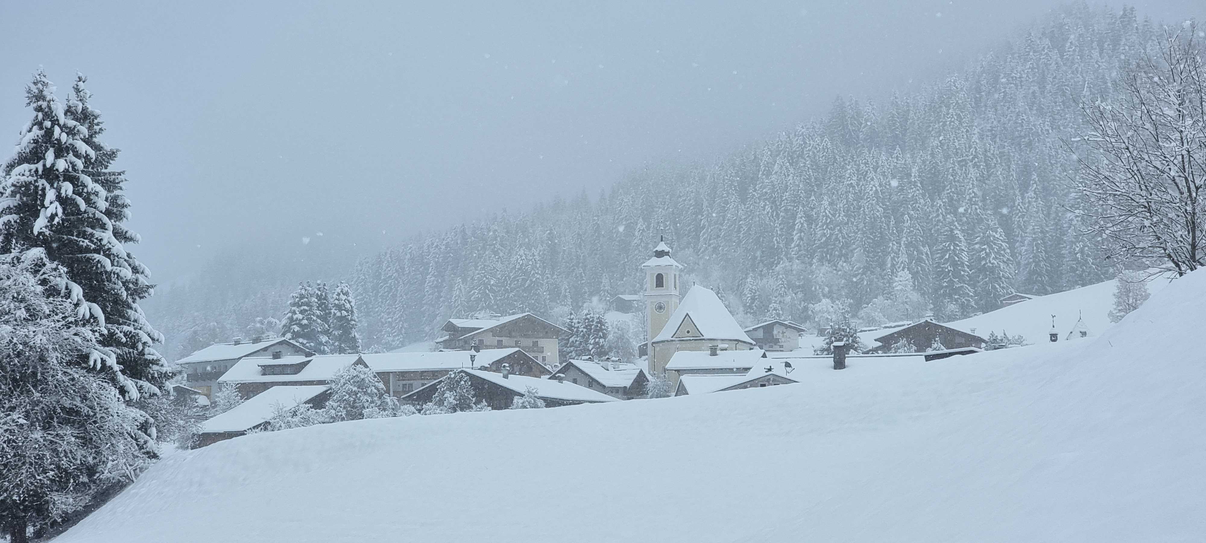 Alpen wintersport, oostenrijk