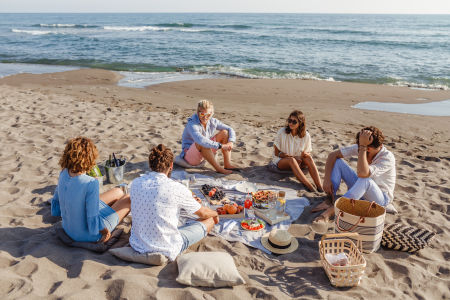 Zeven tips voor eten en drinken op het strand