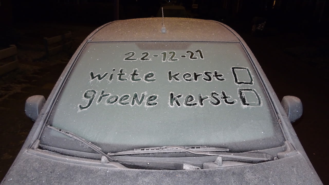 Krijgen we een witte kerst?