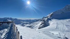 Zonnig en behoorlijk koud in de Alpen