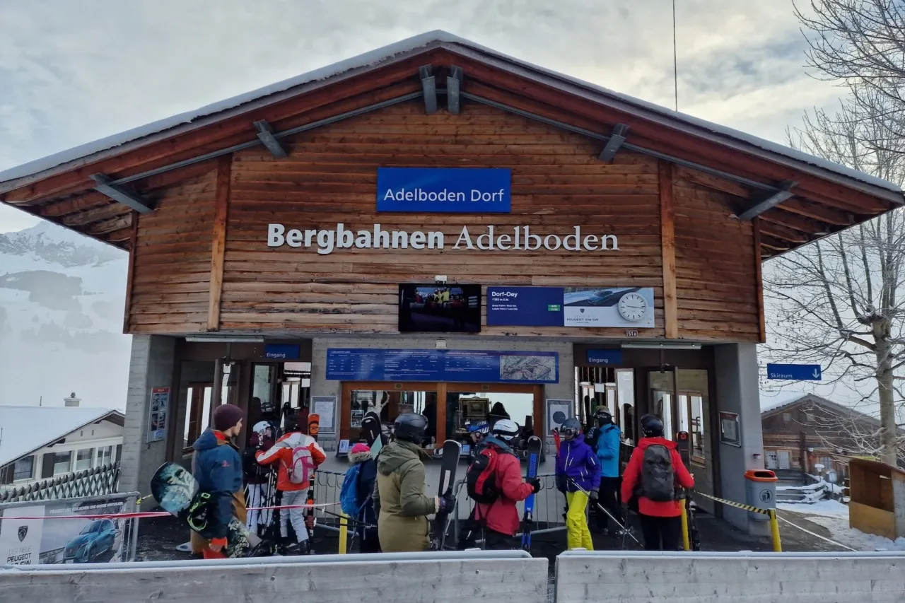De bergbahn van Adelboden. Foto: Ilse Nijhof