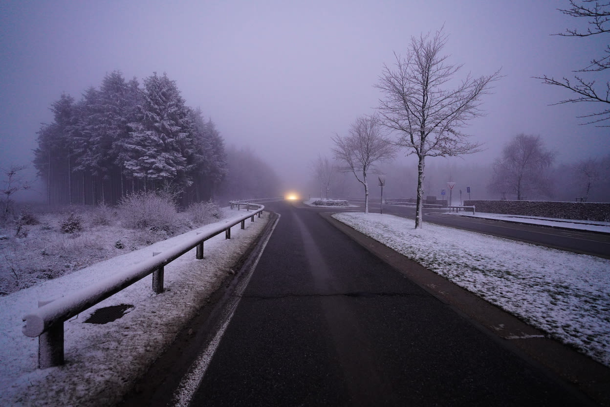 In de Ardennen ligt al een beetje sneeuw. Foto: AdobeStock / Ronny