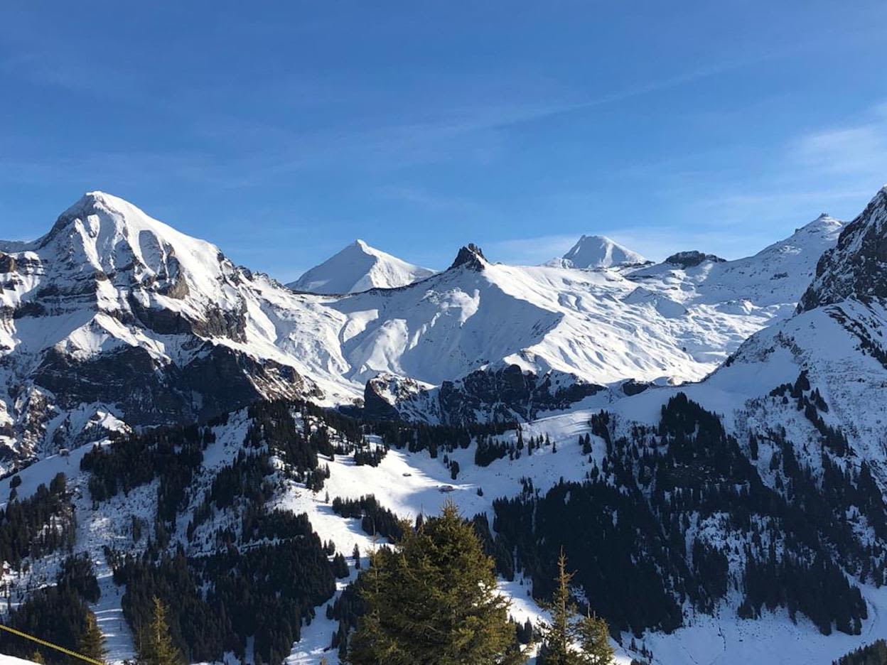 Blauwe luchten en zachte omstandigheden Alpen. Foto: Marian Schreppers
