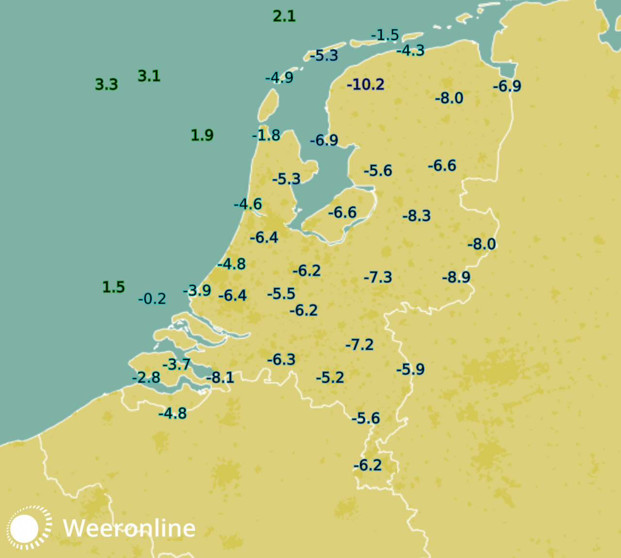 20190120-minimumtemperatuur-Nederland