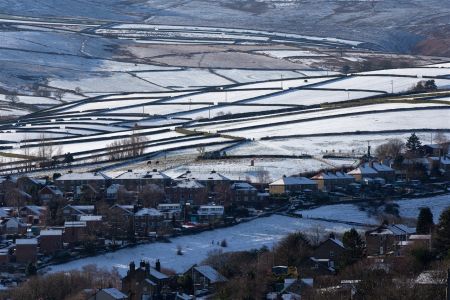 Veel problemen in Verenigd Koninkrijk door sneeuw en harde wind