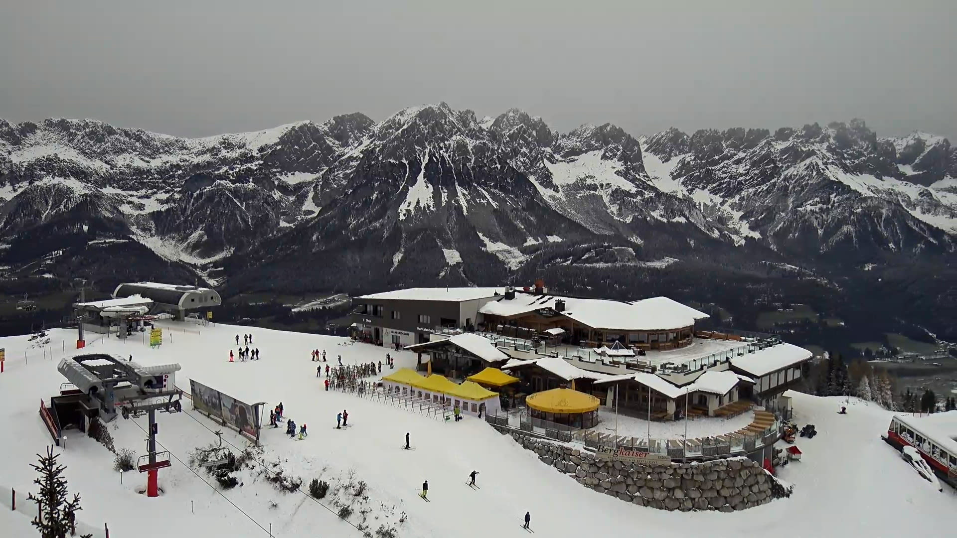 In het Oostenrijkse Ellmau begint het te sneeuwen. Beeld: Feratel