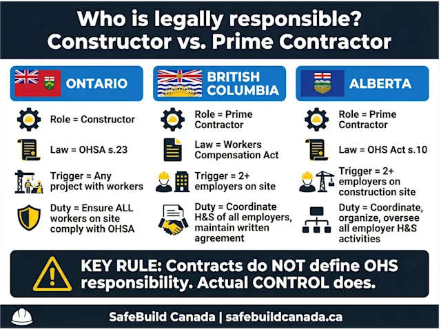 Subcontractor safety management Canada | SafeBuild Canada