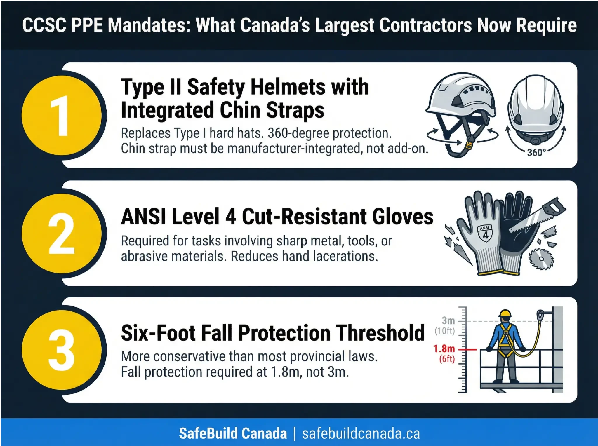 CSC PPE Mandates: What Canada's Largest Contractors now Required