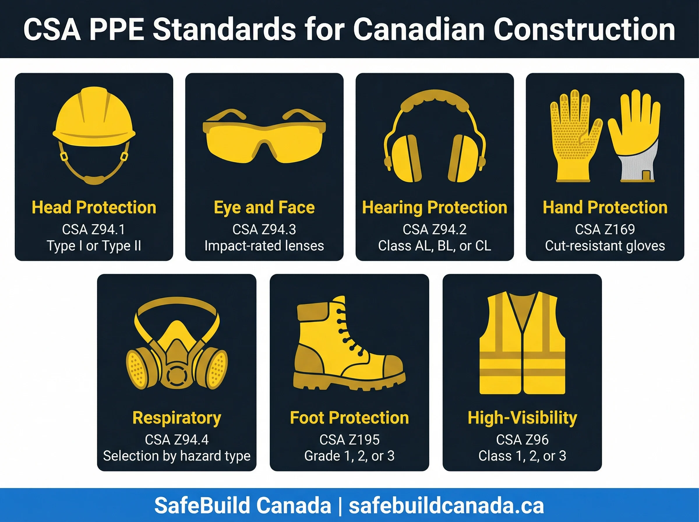 CSA PPE Standards for Canadian construction