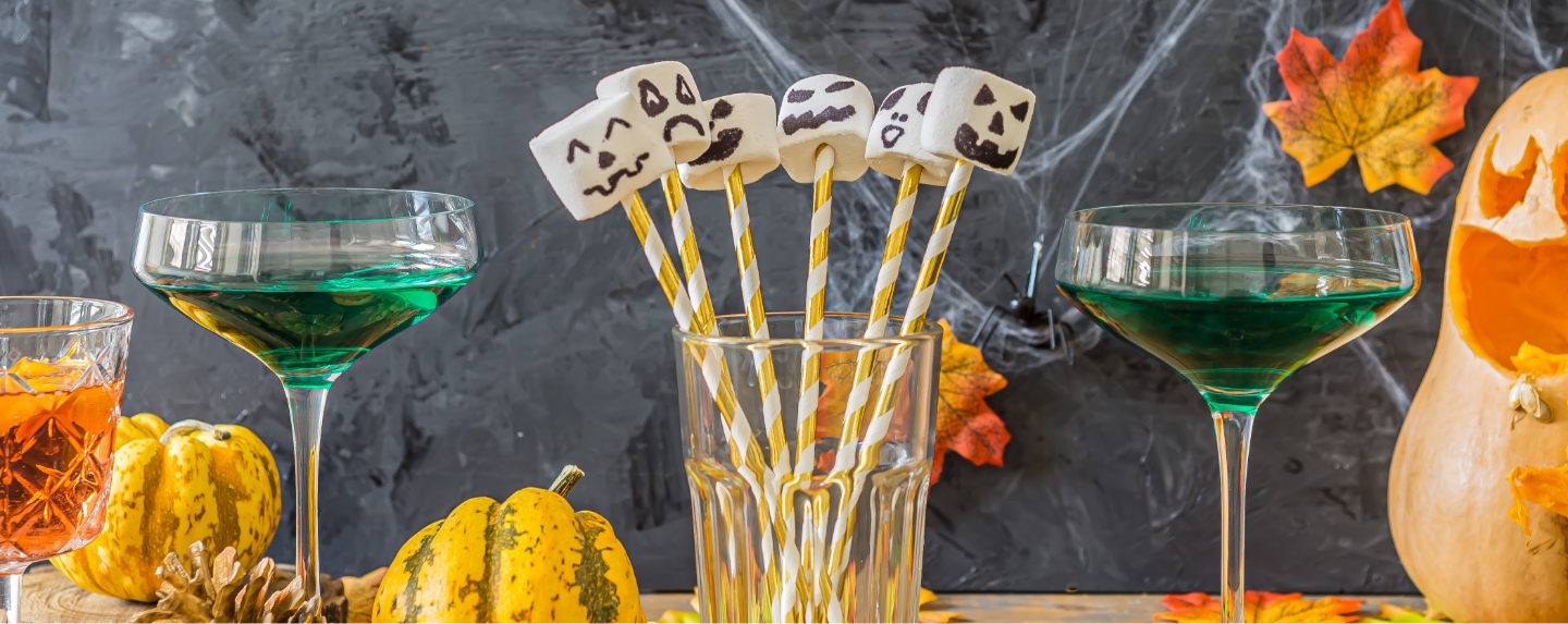 Layered Halloween Drink - Our Thrifty Ideas