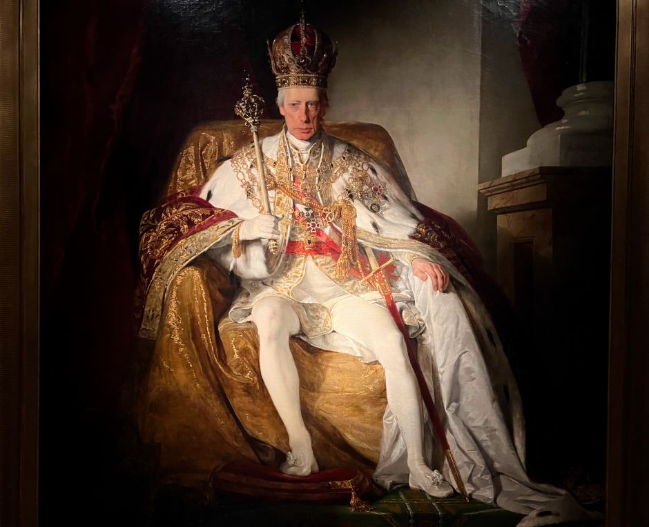 Habsburg Emperor Francis shown in 1832. He was indecisive and narrow-minded and stopped the social progress launched by Maria Theresa, Joseph II, and his own father, Leopold II. Photo: Tas Tóbiás