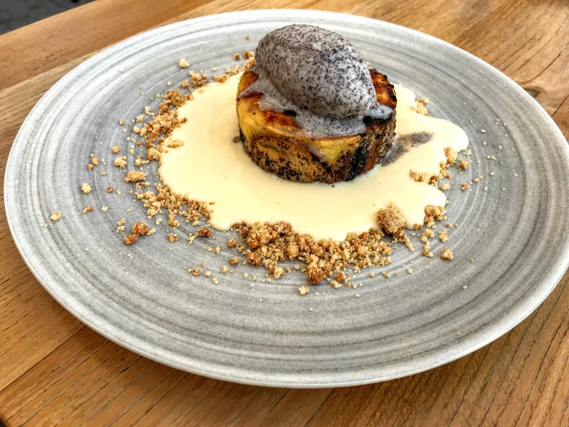 A step in the right direction at Kiosk restaurant: an updated mákos guba, a traditional Hungarian dessert that's been going out of fashion. Photo: Tas Tóbiás