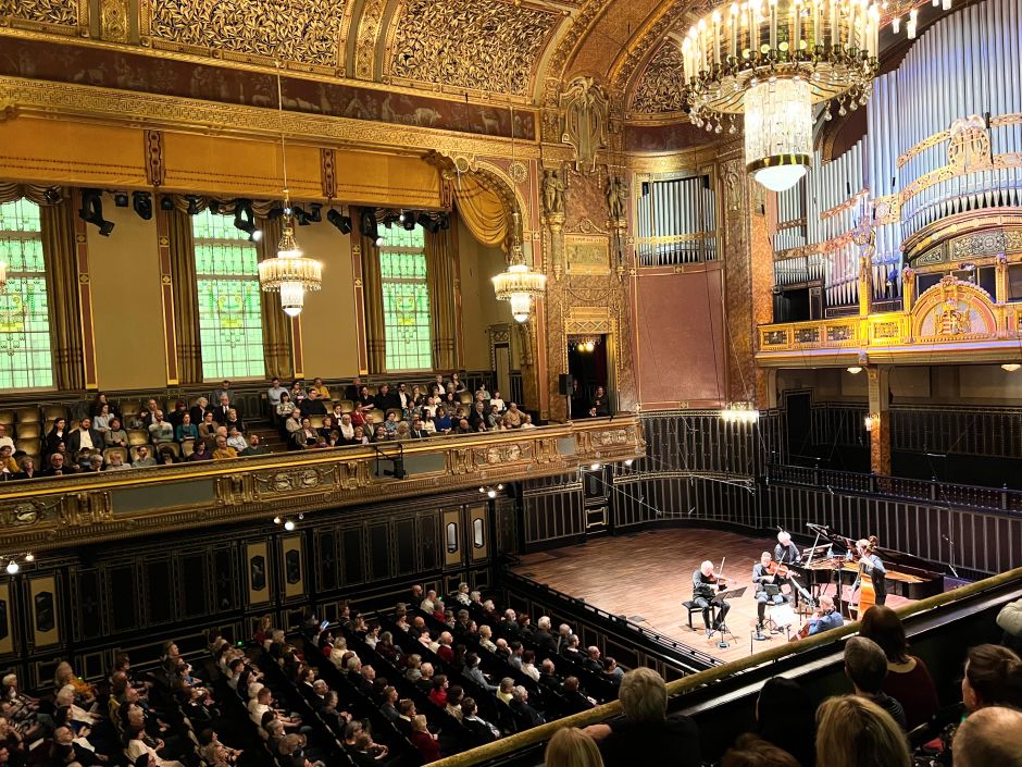 A concert at the Liszt Academy in Budapest. Photo: Tas Tóbiás